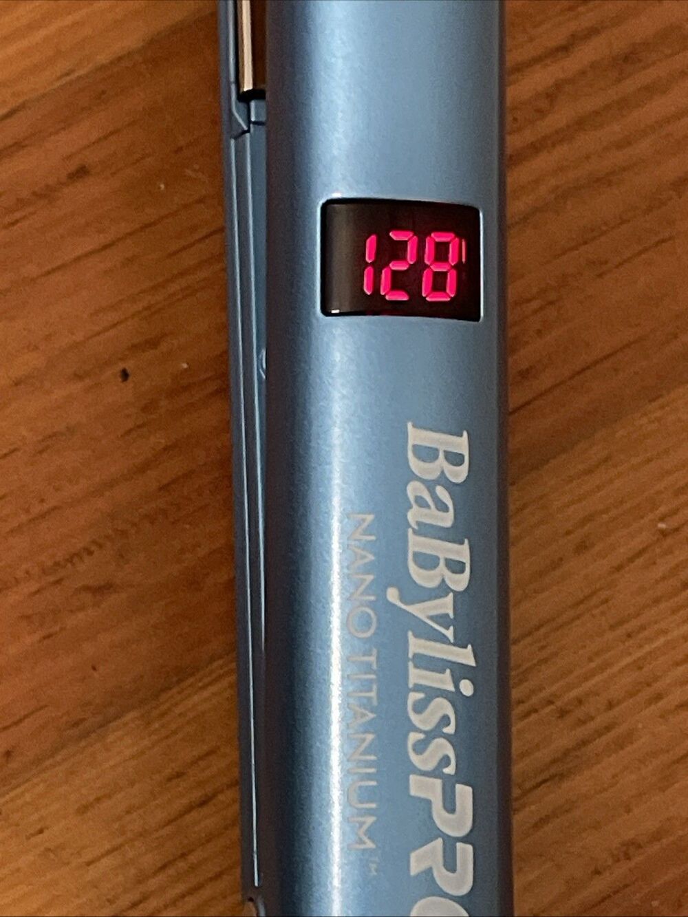 BaBylissPRO Nano Titanium 1” Digital Flat Iron Hair Straightener Blue BNT4095TUC - Picture 9 of 13